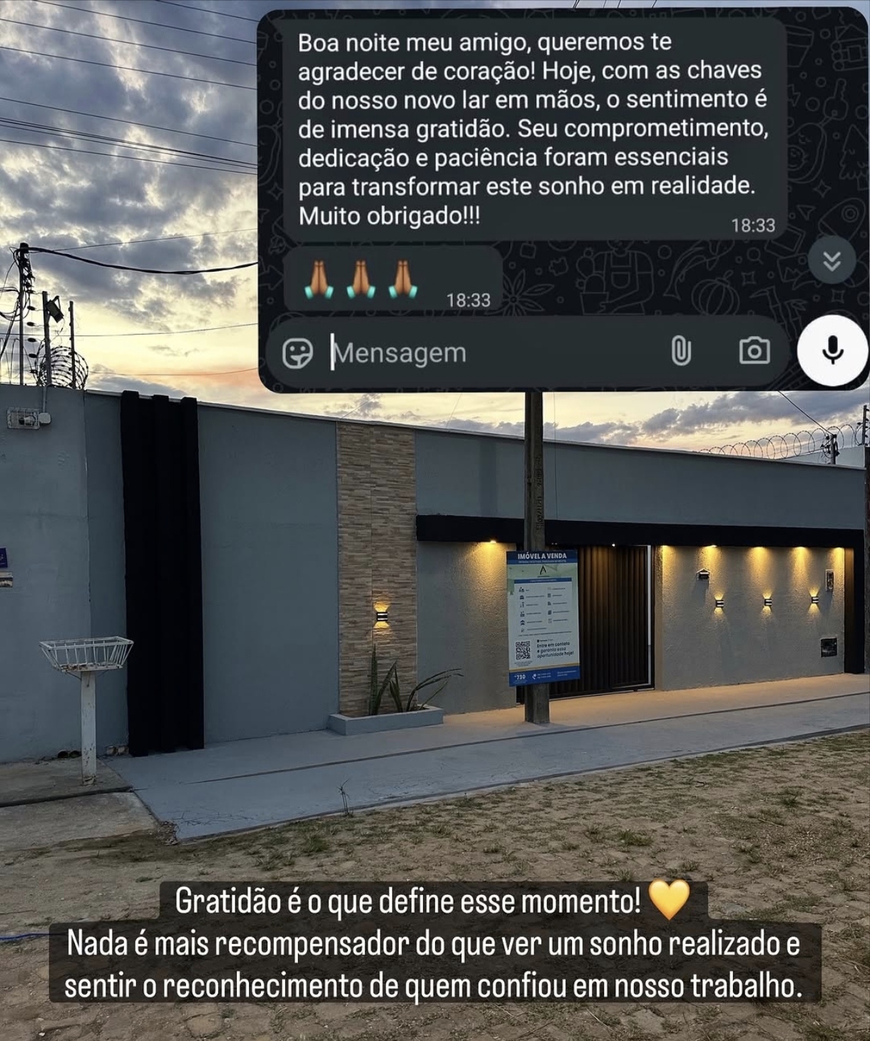 Depoimento de cliente da Executar Engenharia